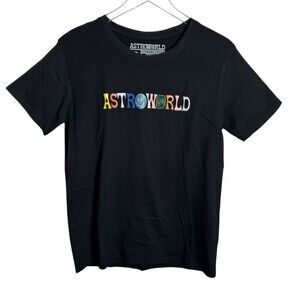 ASTROWORLD Travis Scott Wish You Were Here t-shirt black size small  2018